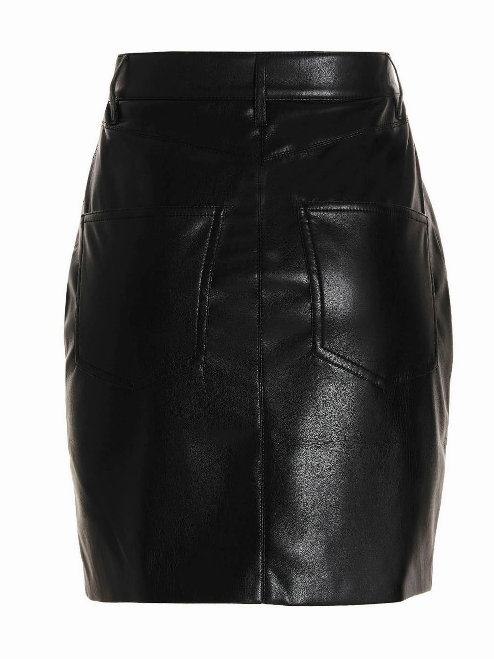 Nanushka Faux Leather High Waist Mini Skirt