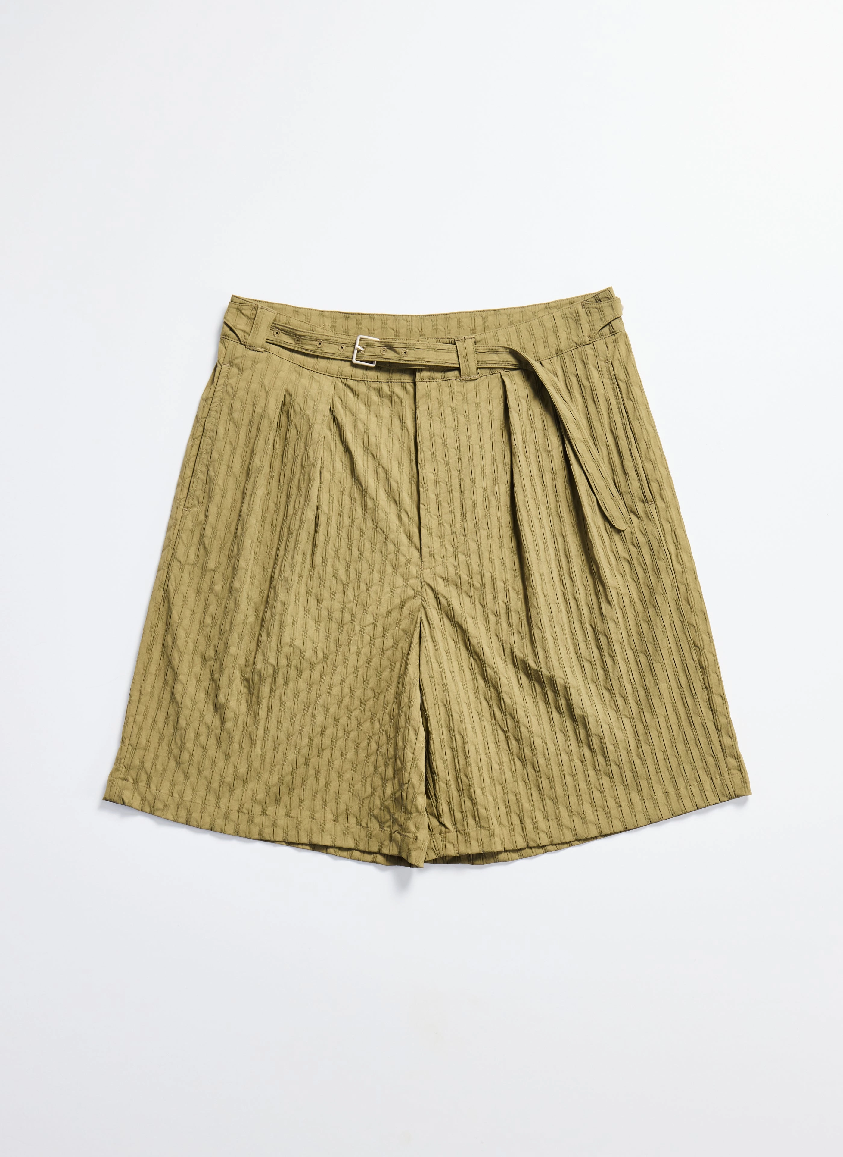 Nylon Spandex Jacquard Gurkha Shorts