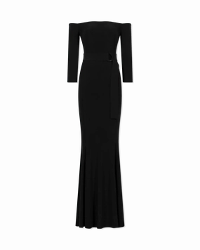 Off Shoulder Fishtail Gown