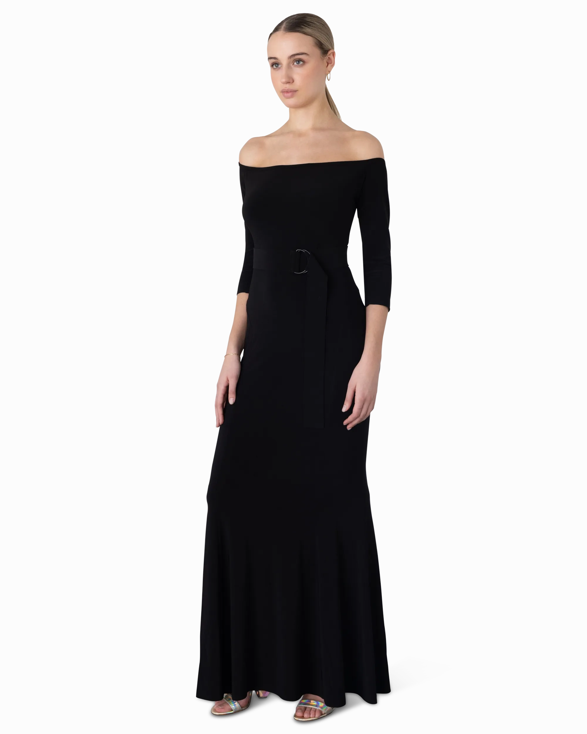 Off Shoulder Fishtail Gown