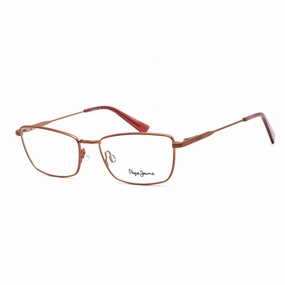 Pepe Jeans Men's Eyeglasses - Clear Lens Copper Metal Rectangular Frame | PJ1353 C4