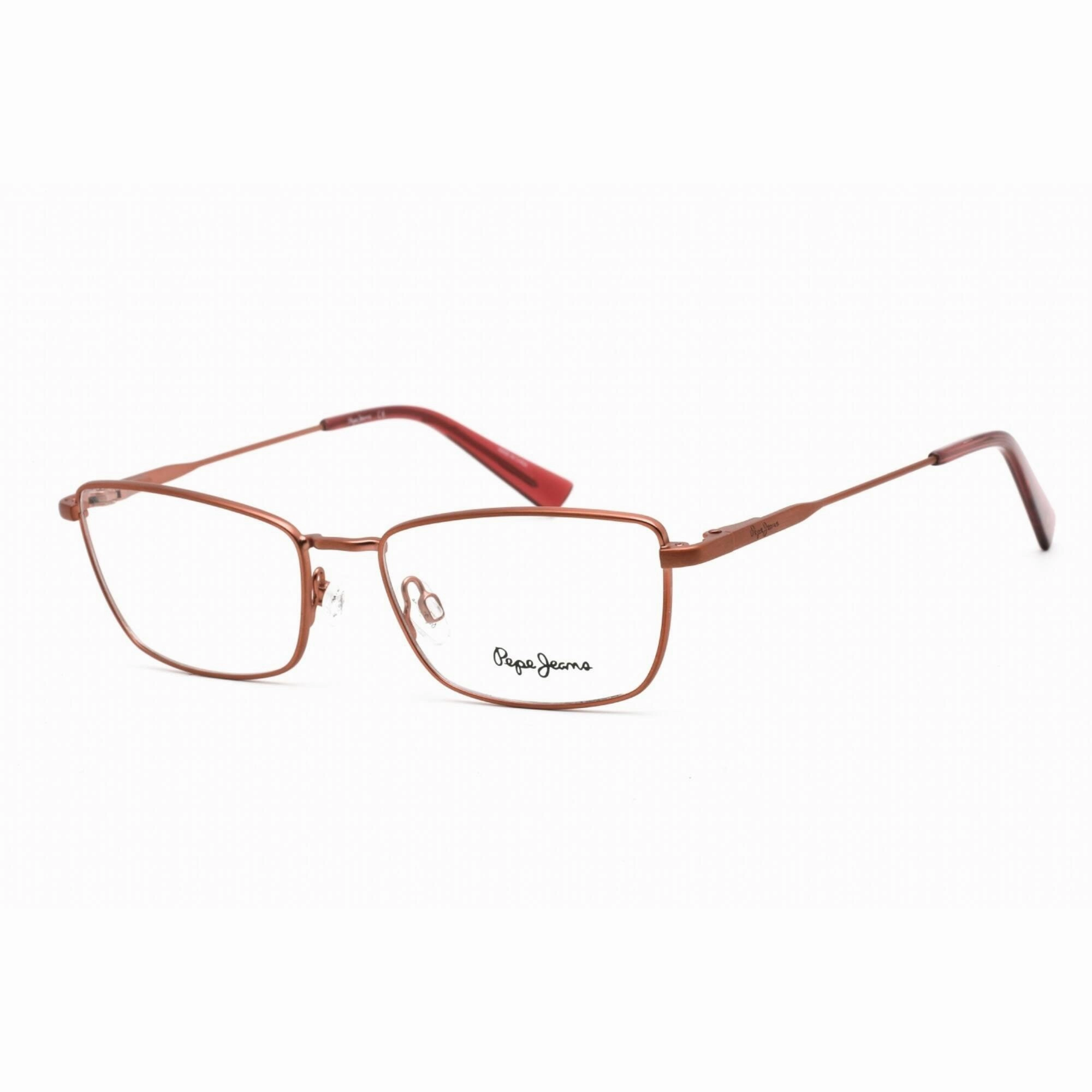 Pepe Jeans Men's Eyeglasses - Clear Lens Copper Metal Rectangular Frame | PJ1353 C4