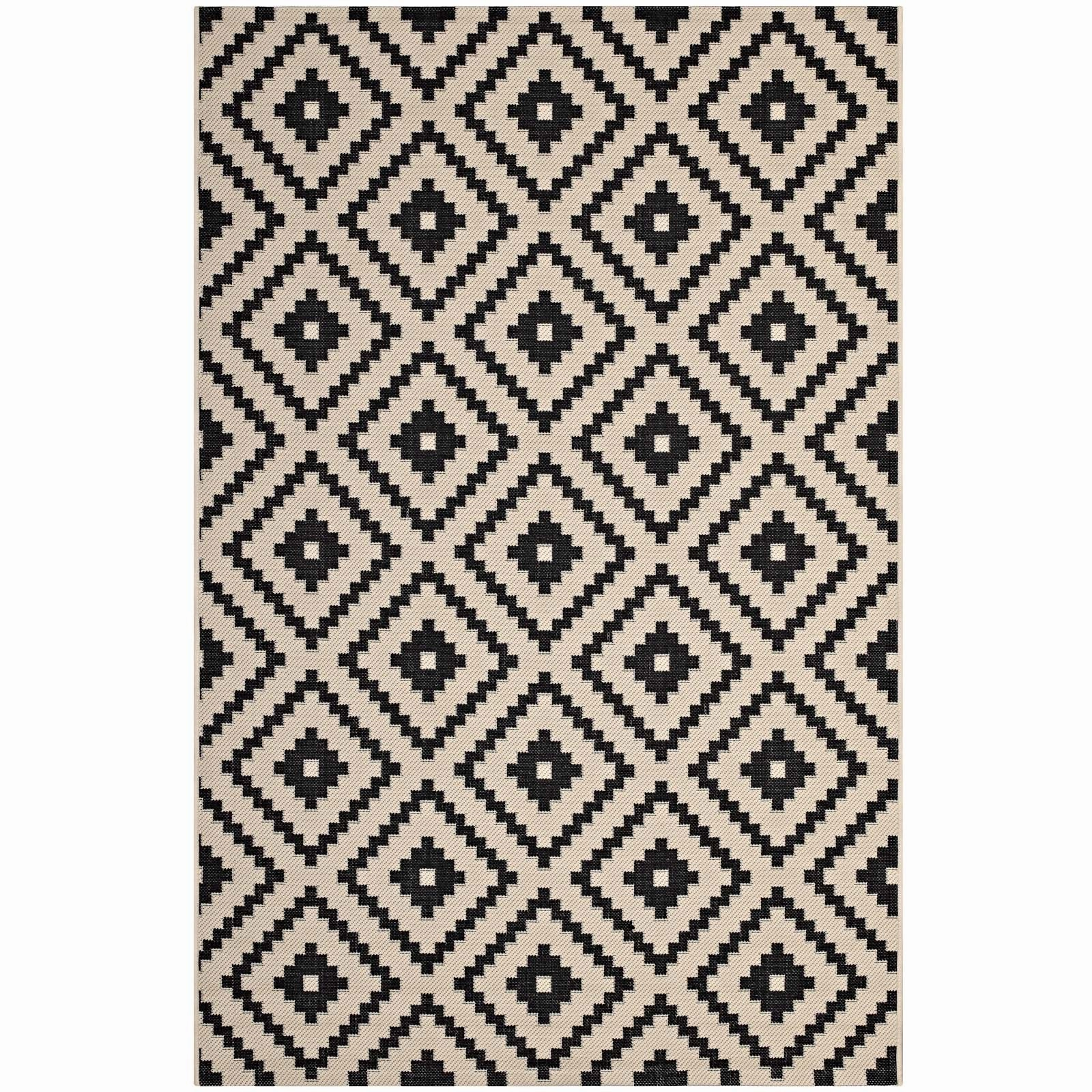 Perplex Geometric Diamond Trellis Indoor and Outdoor Area Rug by Modway