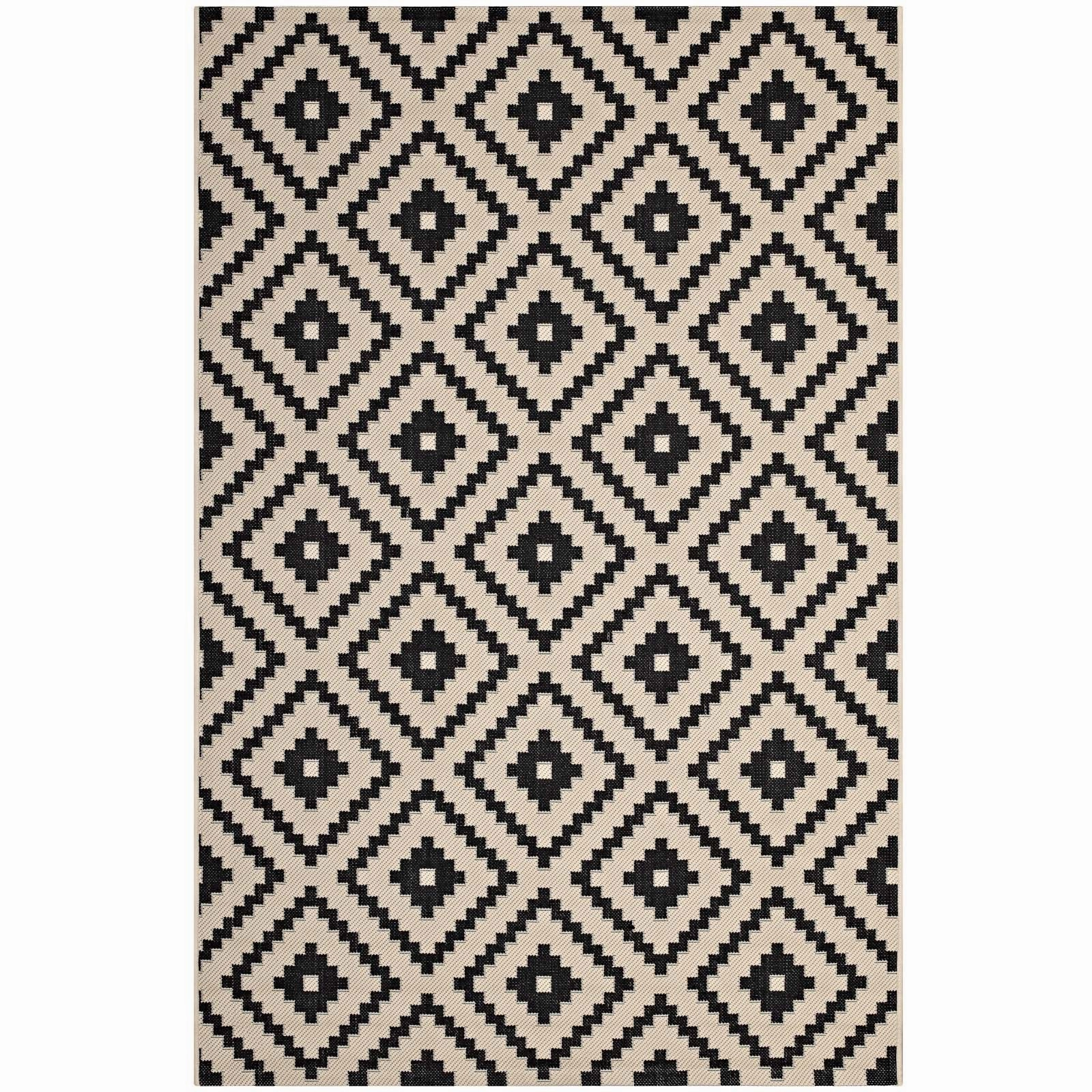 Perplex Geometric Diamond Trellis Indoor and Outdoor Area Rug by Modway
