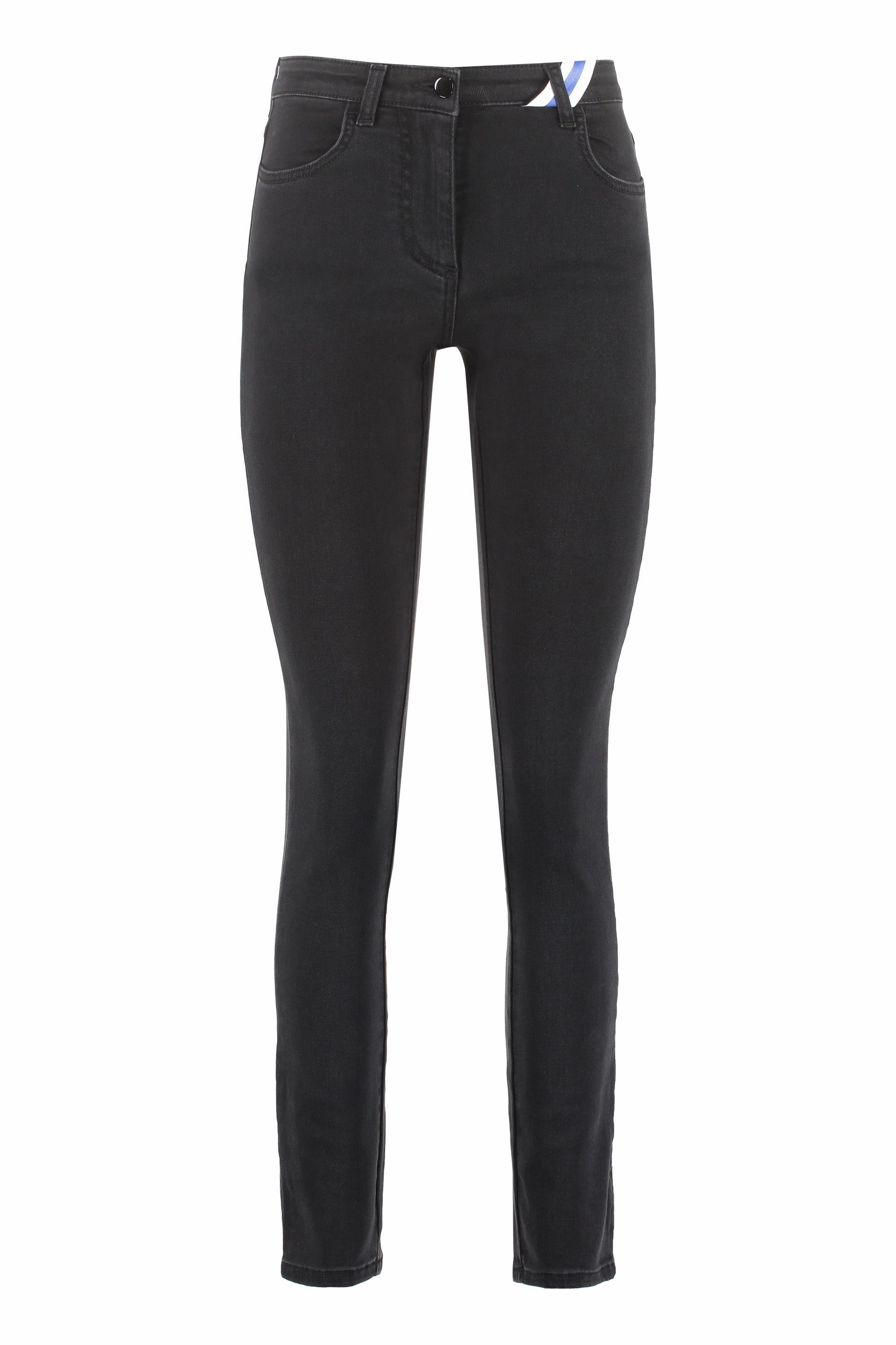 Philosophy Di Lorenzo Serafini Chenille Logo Patch Skinny Pants