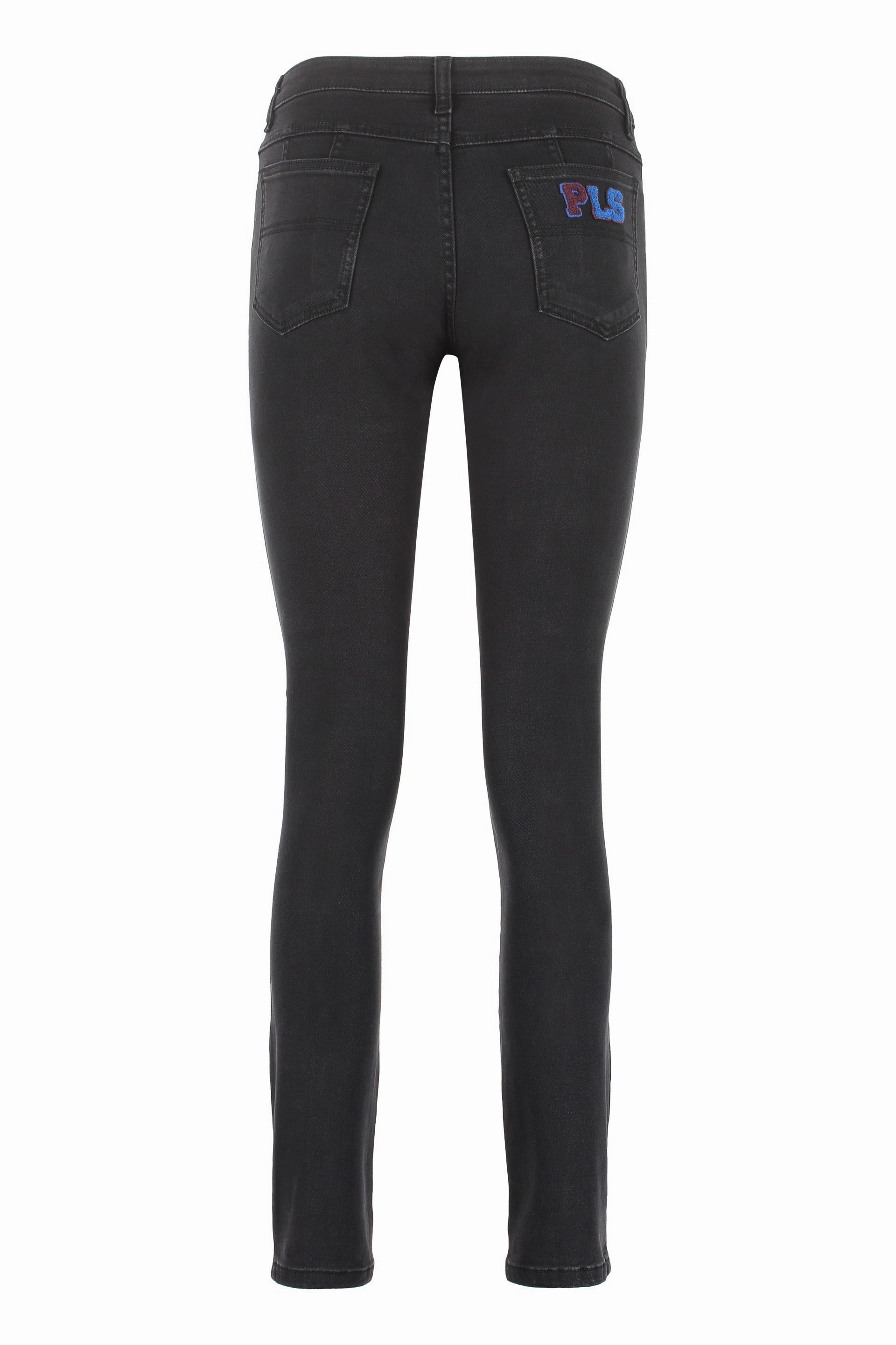 Philosophy Di Lorenzo Serafini Chenille Logo Patch Skinny Pants