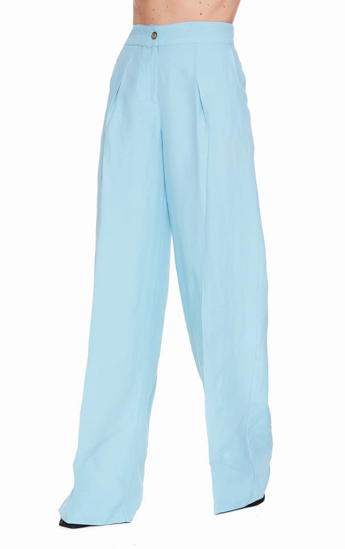 Pinko Wide Leg Pleated Trousers