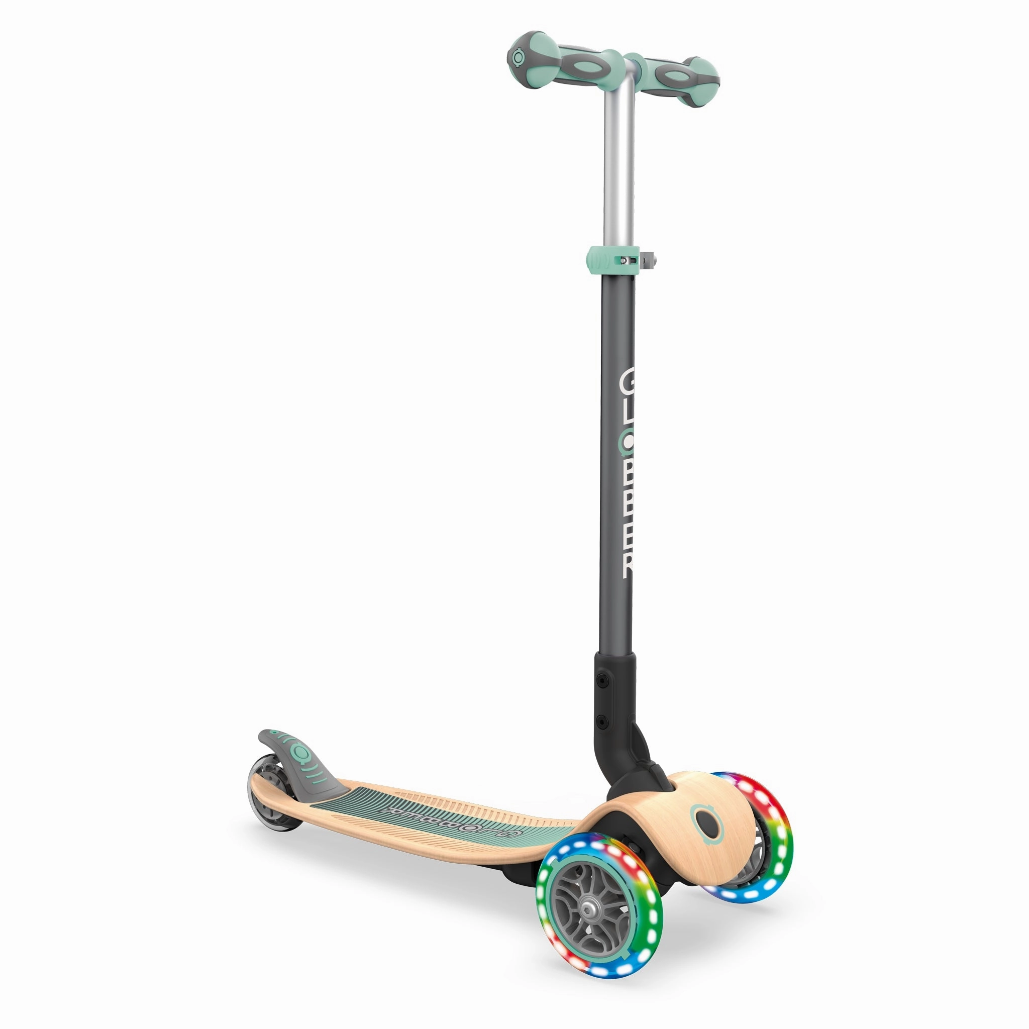 PRIMO Foldable Wood Scooter Light 3 Wheel VARIOUS COLOURS