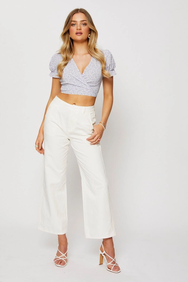 Print Wrap Front Top