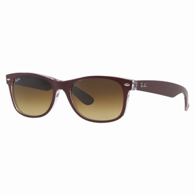 Ray-Ban 0RB2132 Men's Square Sunglasses Brown Gradient