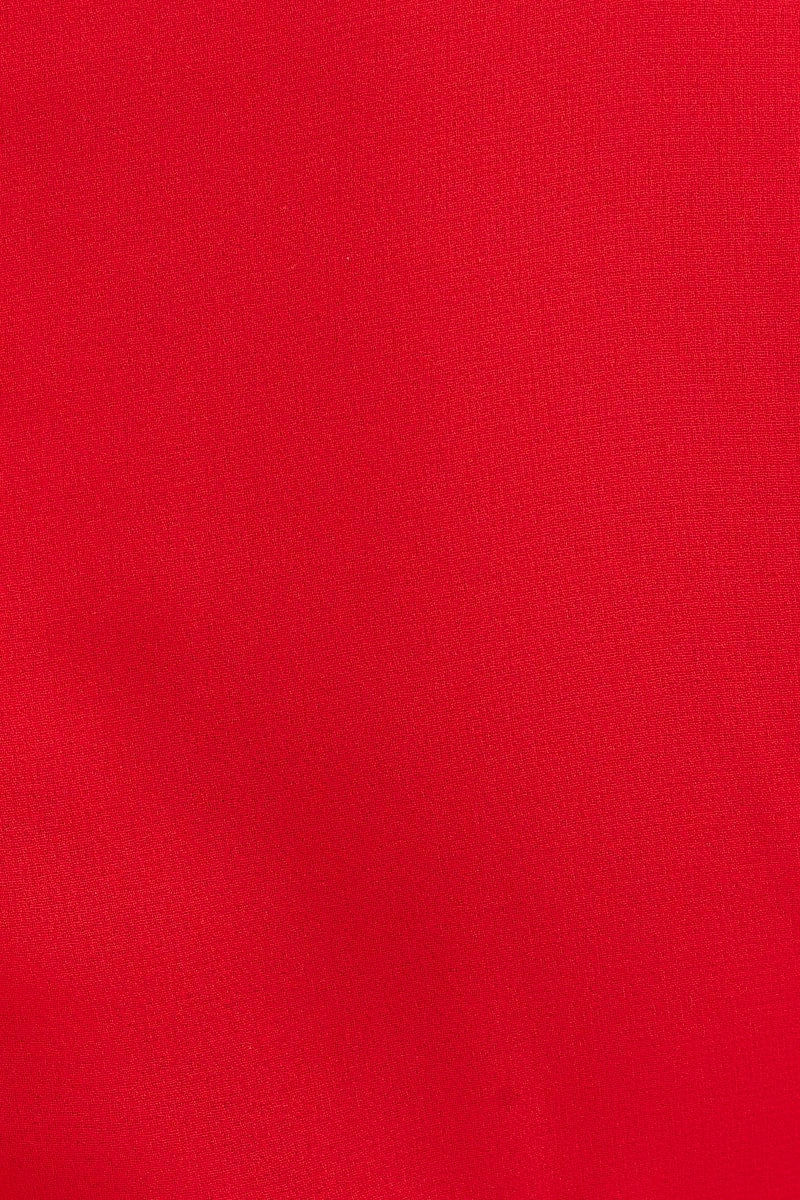 Red Long Sleeve Party Bodycon Dress