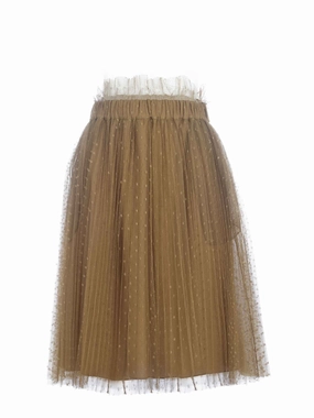 REDValentino High Waist Tulle Skirt