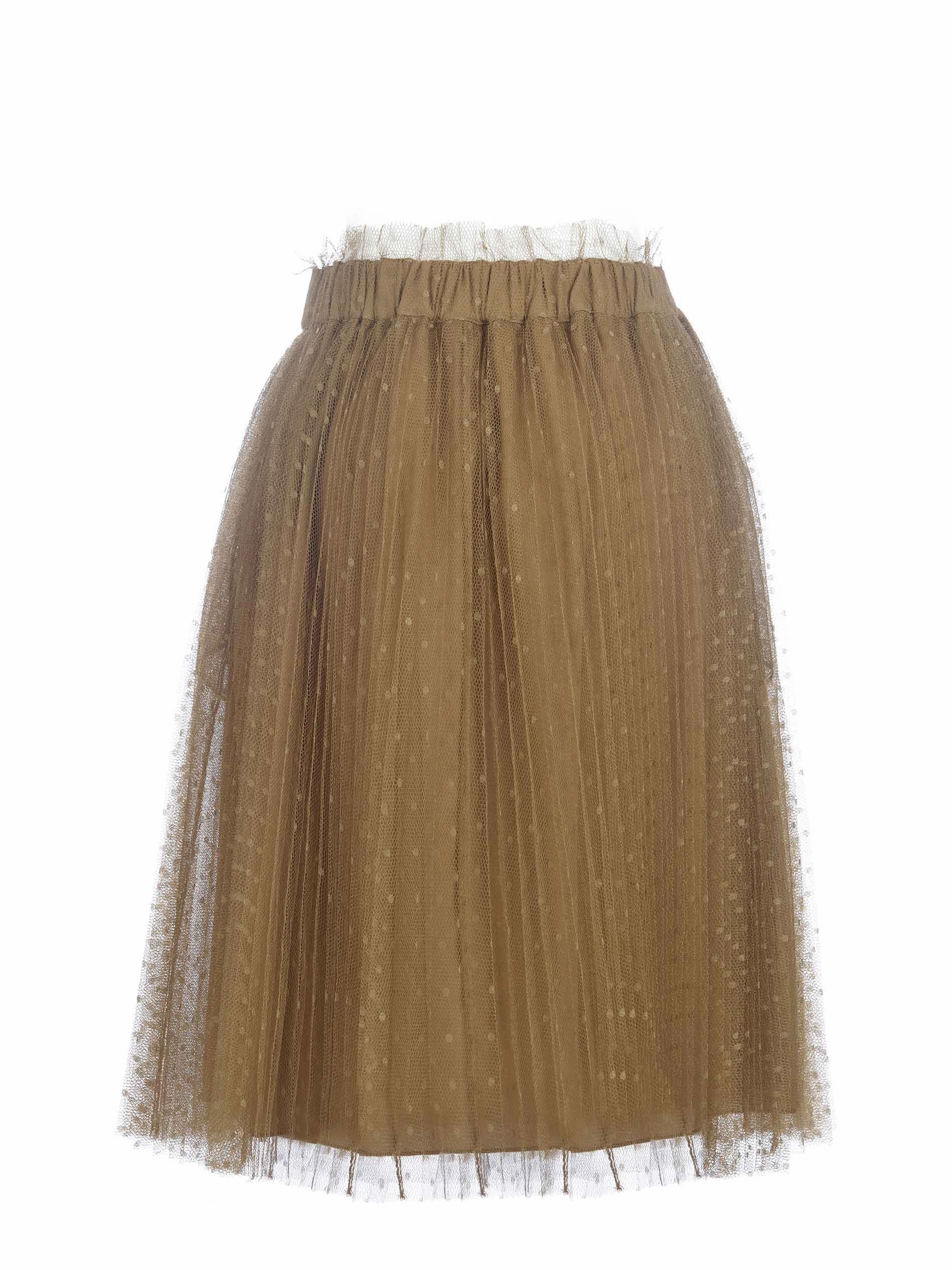REDValentino High Waist Tulle Skirt
