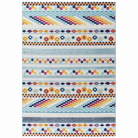 Reflect Cadhla Vintage Abstract Geometric Lattice Indoor and Outdoor Area Rug by Modway