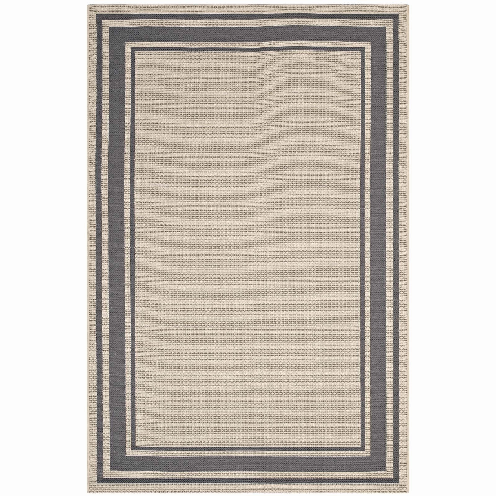 Rim Solid Border Indoor and Outdoor Area Rug by Modway