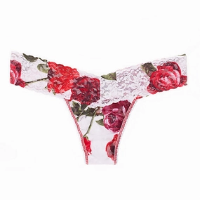 Rose Red Low Rise Thong
