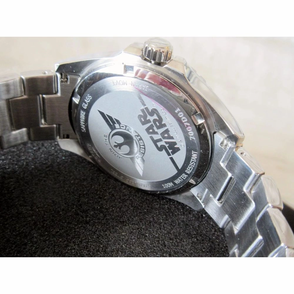 Rotary 7007D01 Star Wars Men's Wristwatch, Silver