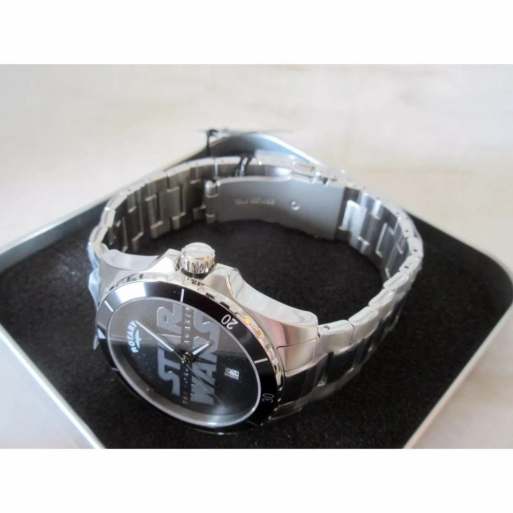 Rotary 7007D01 Star Wars Men's Wristwatch, Silver