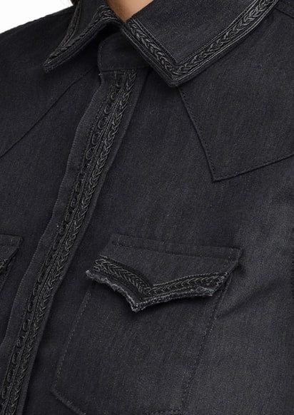 Saint Laurent Pocket-Detailed Denim Shirt