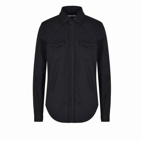 Saint Laurent Pocket-Detailed Denim Shirt