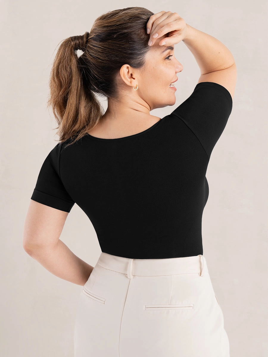 Shapermint Essentials All Day Every Day Short Sleeve Shaping T-Shirt