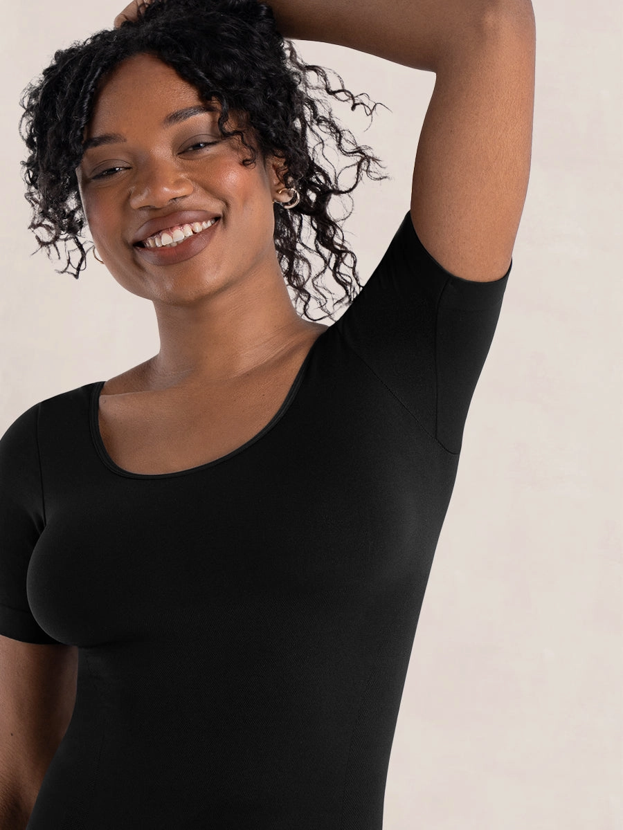 Shapermint Essentials All Day Every Day Short Sleeve Shaping T-Shirt SB