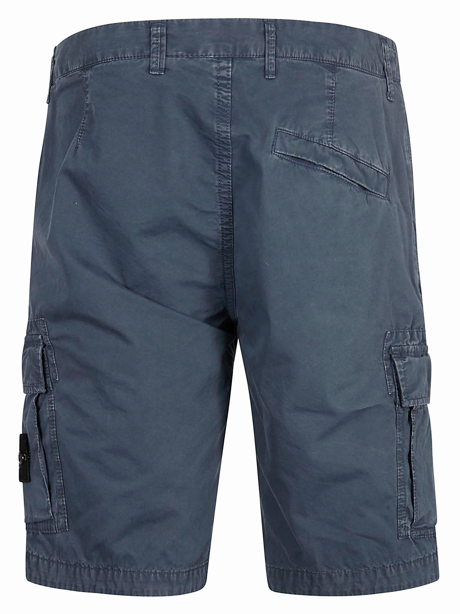 Stone Island Logo Patch Cargo Shorts