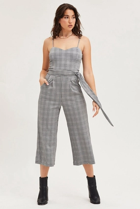 Stripe Jumpsuit Sleeveless