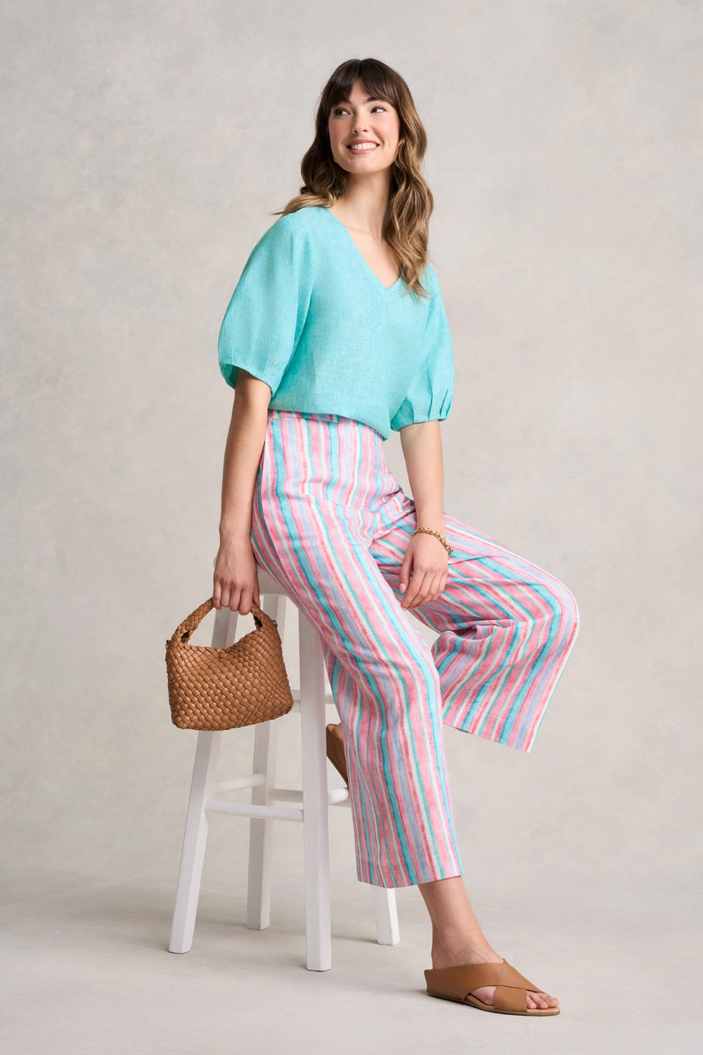 Stripe Resort Pant - Summer Stripe