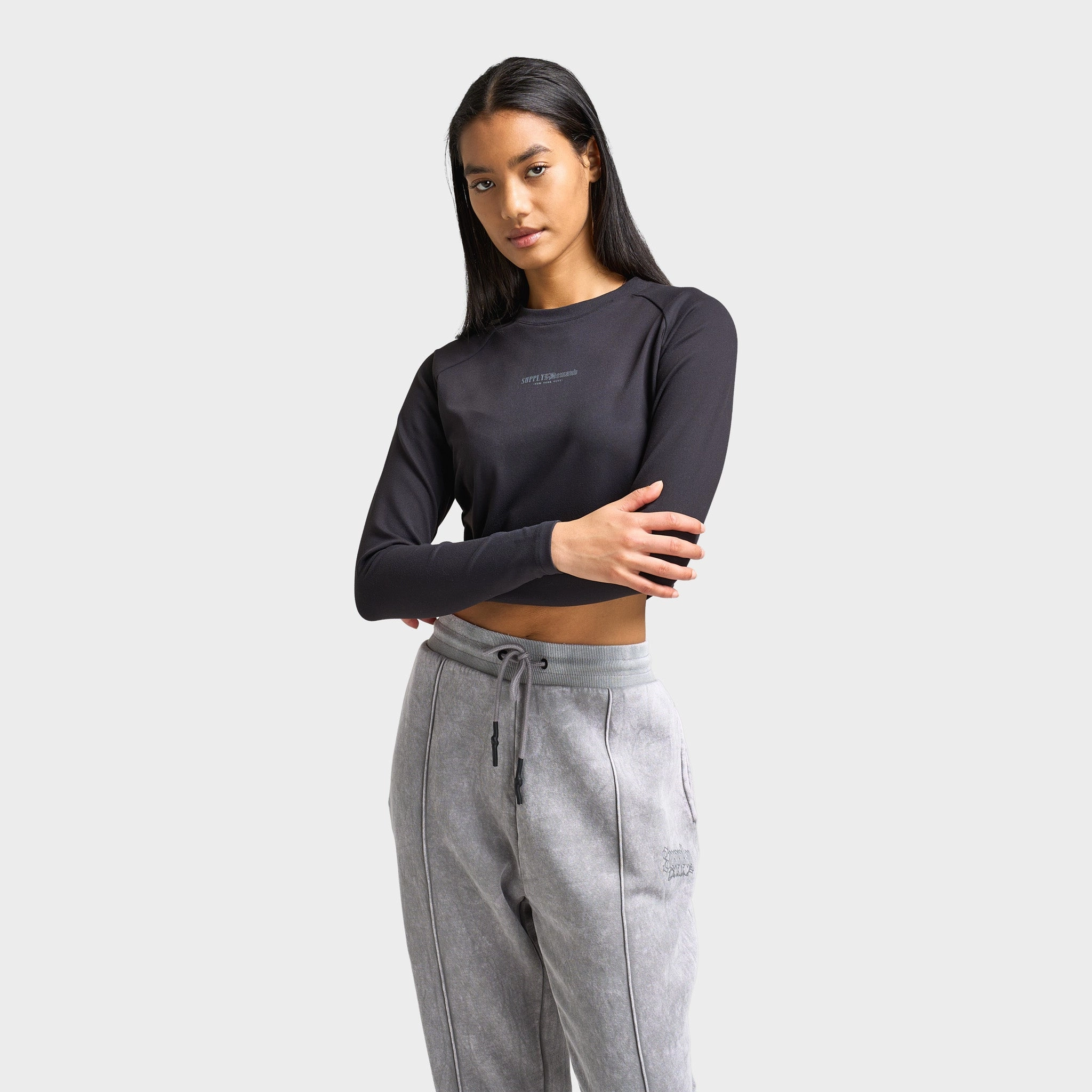 Supply & Demand Women's Supply Slim Tee / Black