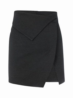 The Attico Slit-Detailed High-Waisted Skirt