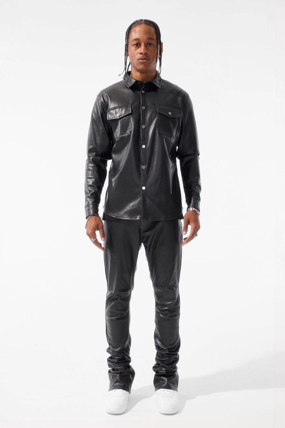 Thriller Button Up (Black)