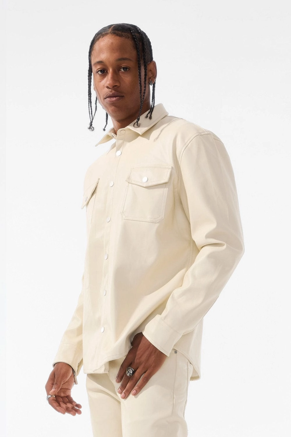 Thriller Button Up (Khaki)