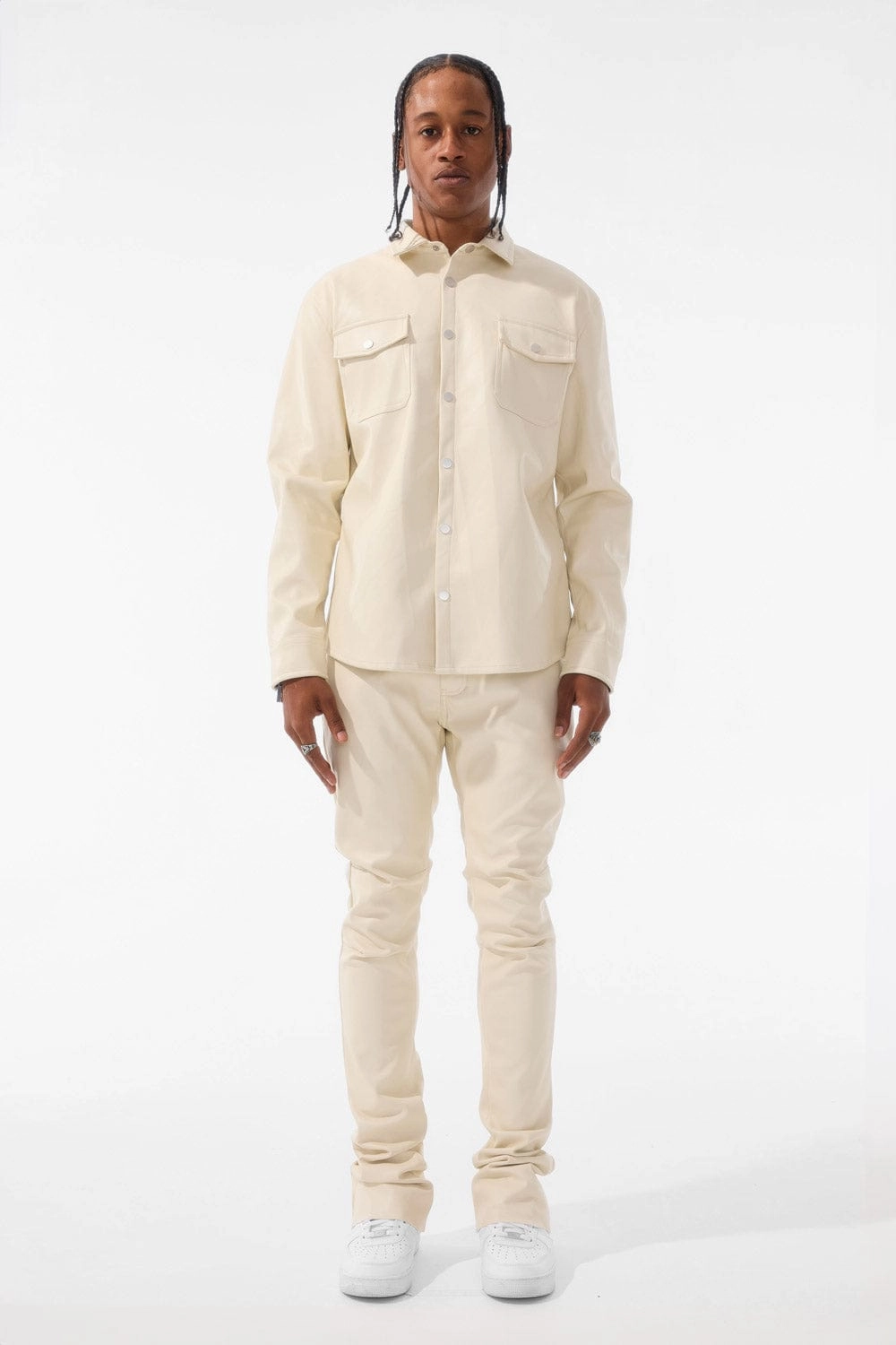 Thriller Button Up (Khaki)