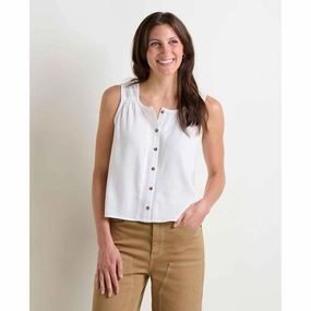 Toad & Co Women's Manzana Button Front Tank