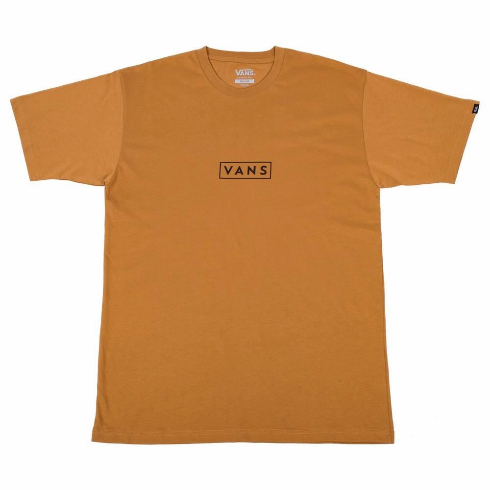 Vans Classic Easy Box T-Shirt - Bone Brown/Black