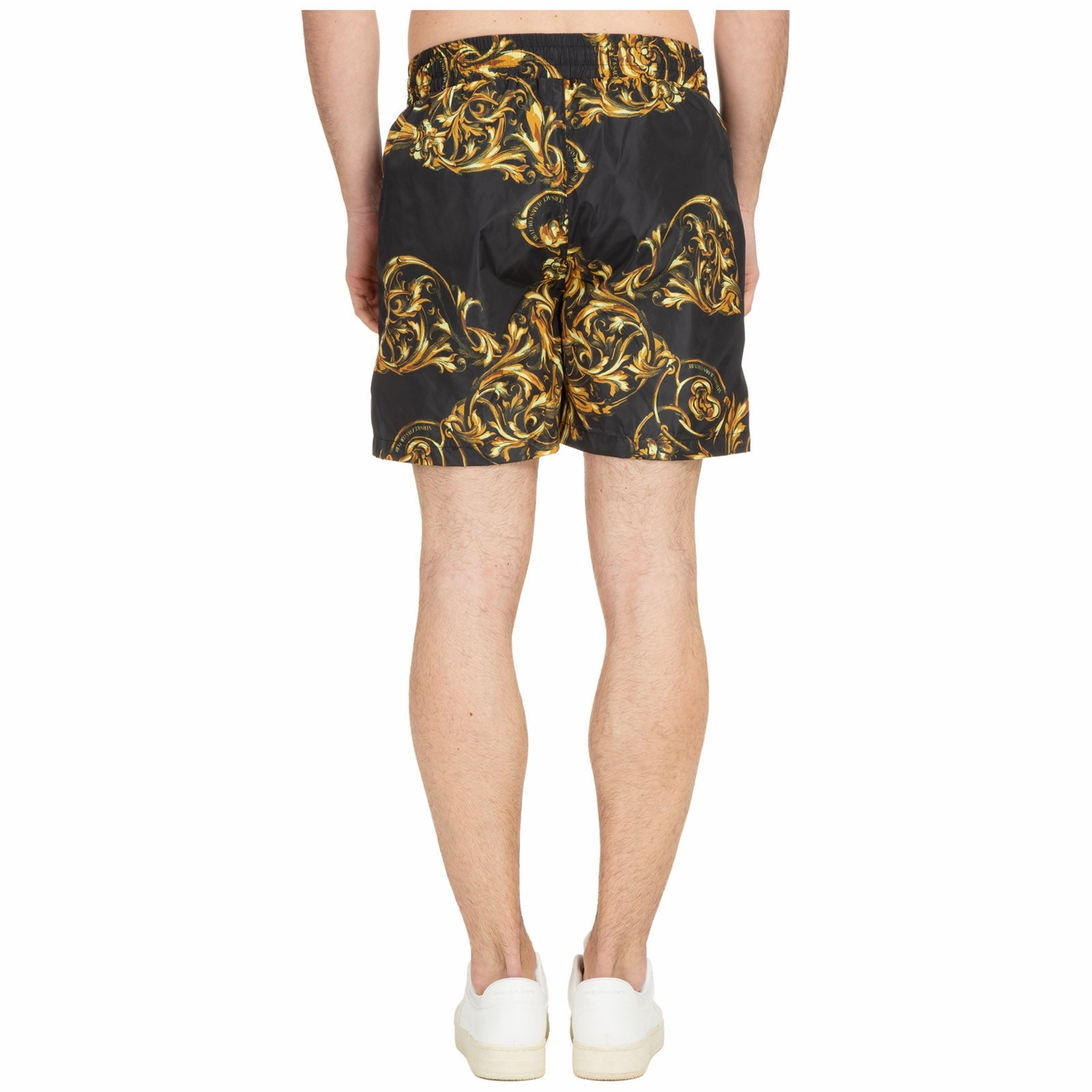 Versace Jeans Couture Barocco Pattern Swim Shorts