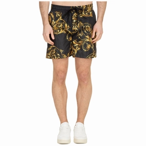 Versace Jeans Couture Barocco Pattern Swim Shorts