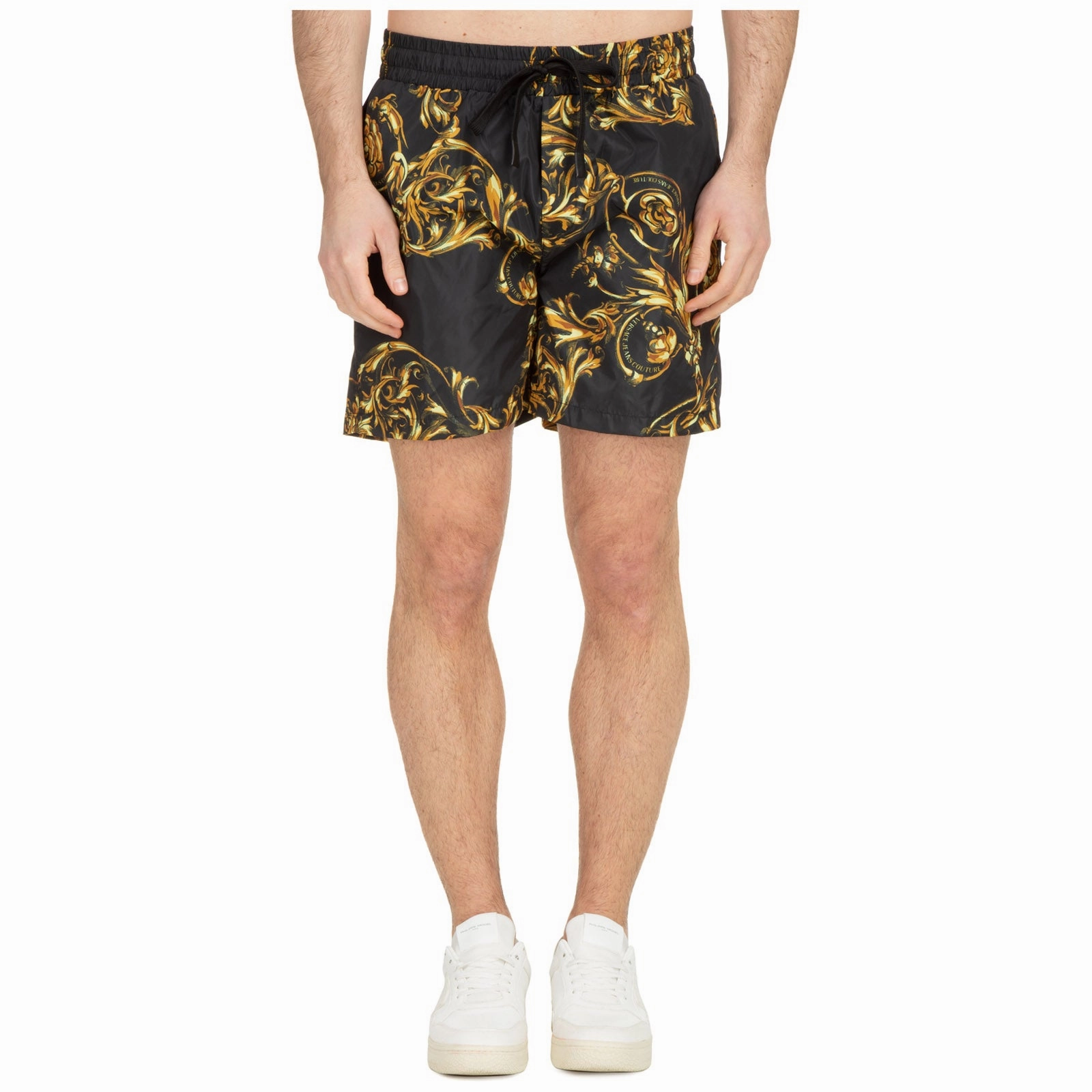 Versace Jeans Couture Barocco Pattern Swim Shorts
