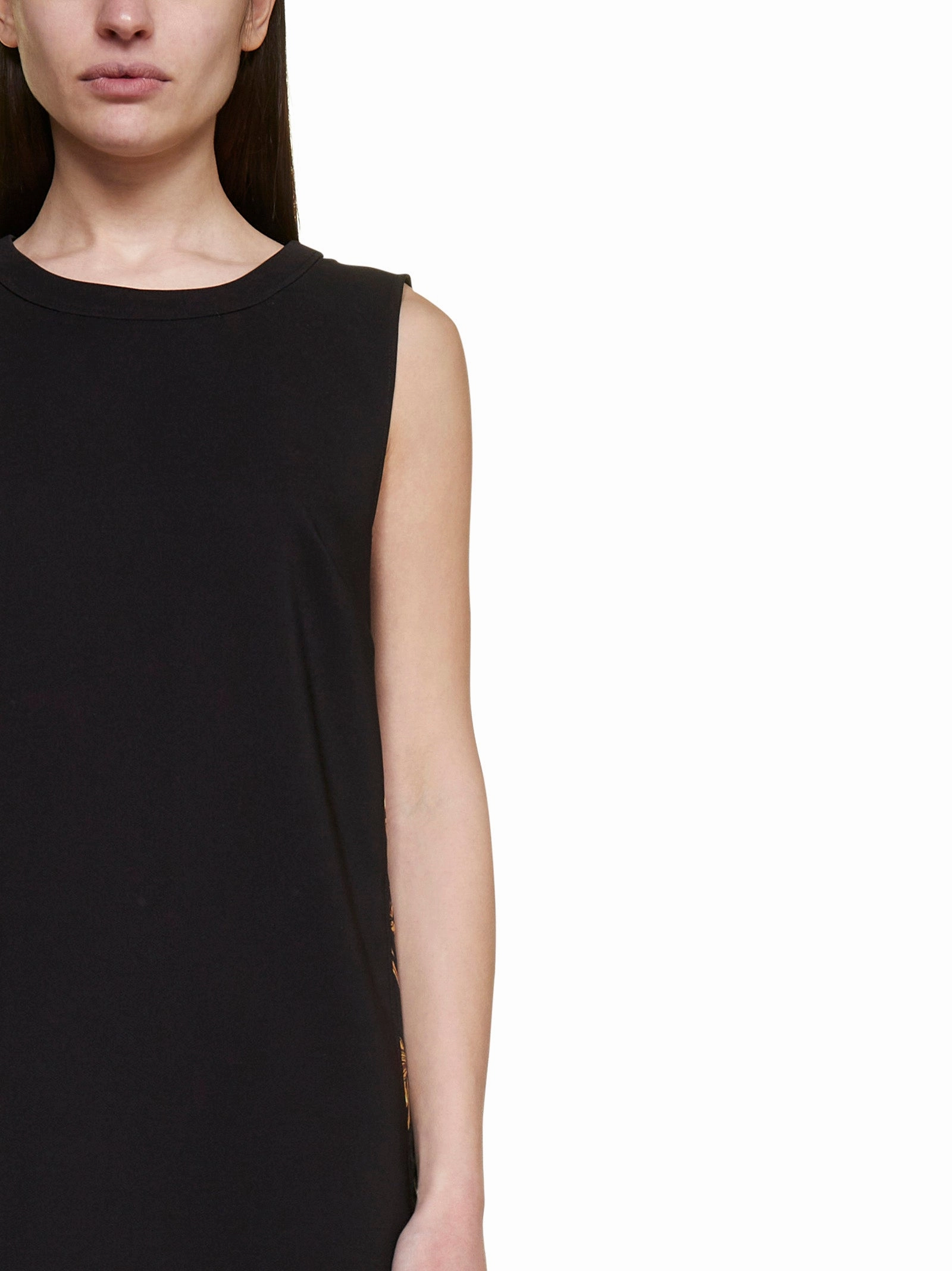 Versace Jeans Couture Baroque-Panelled Mini Dress