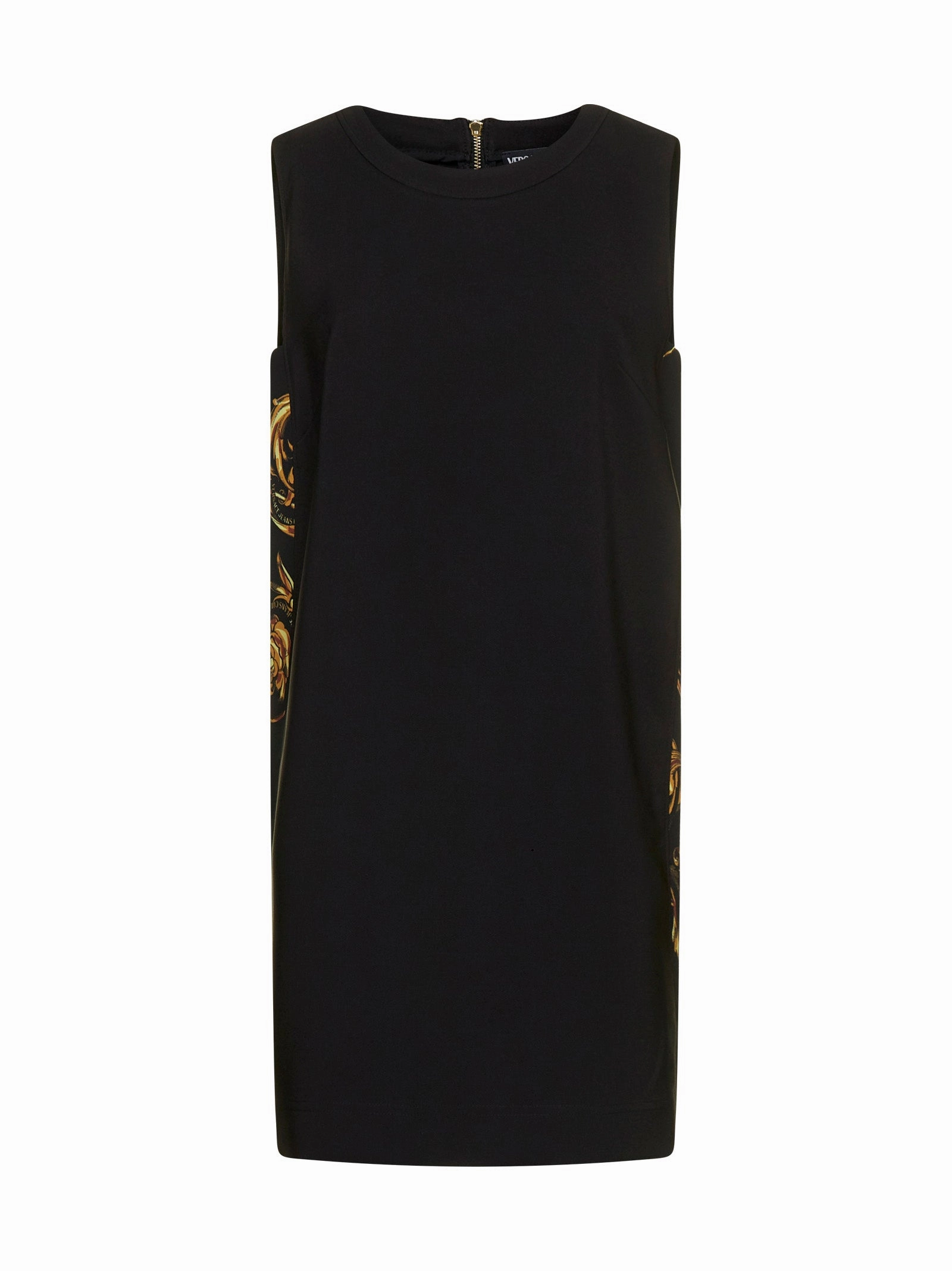Versace Jeans Couture Baroque-Panelled Mini Dress