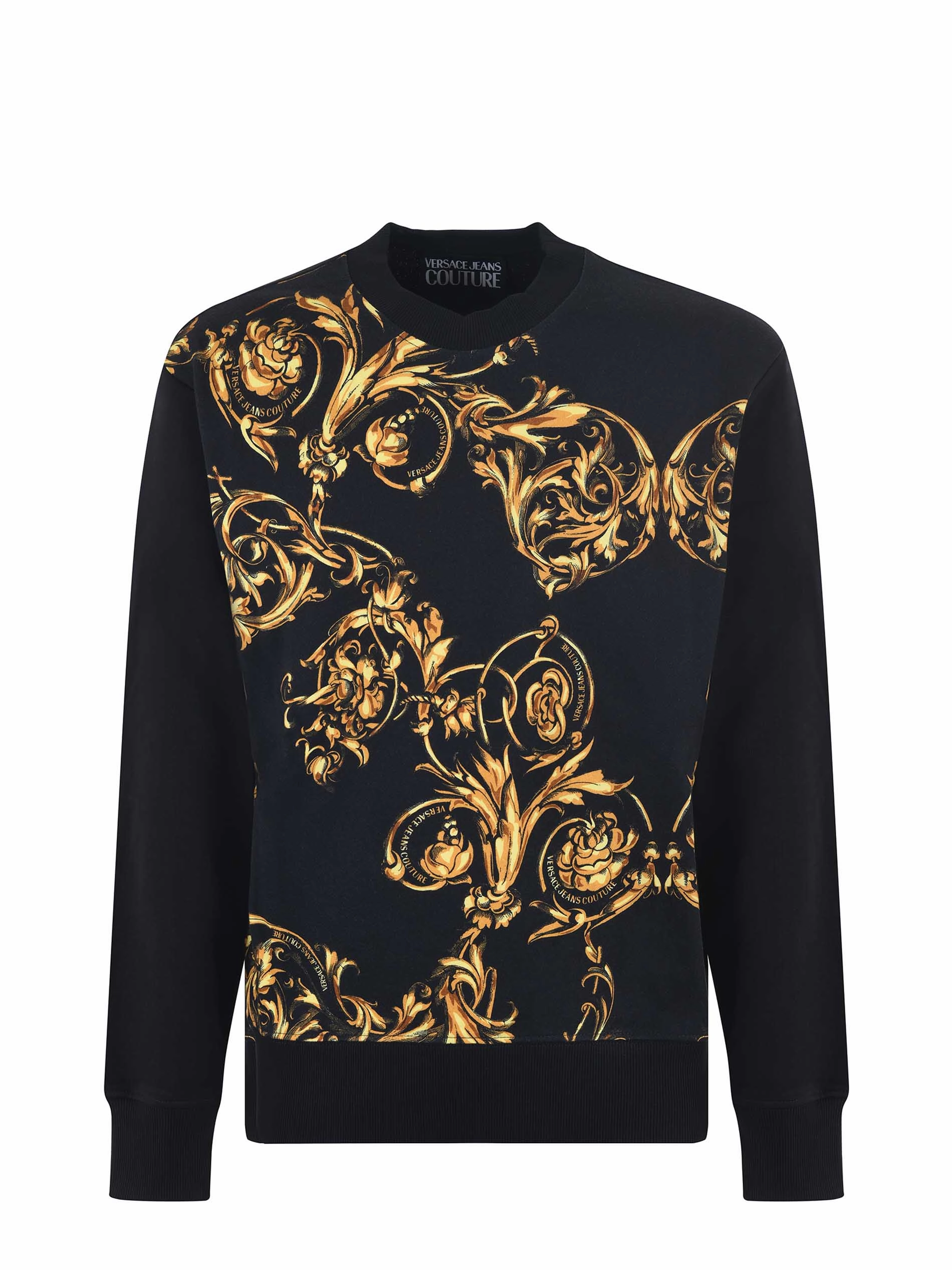 Versace Jeans Couture Baroque Printed Crewneck Sweatshirt