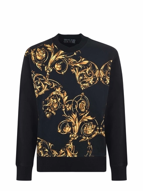 Versace Jeans Couture Baroque Printed Crewneck Sweatshirt