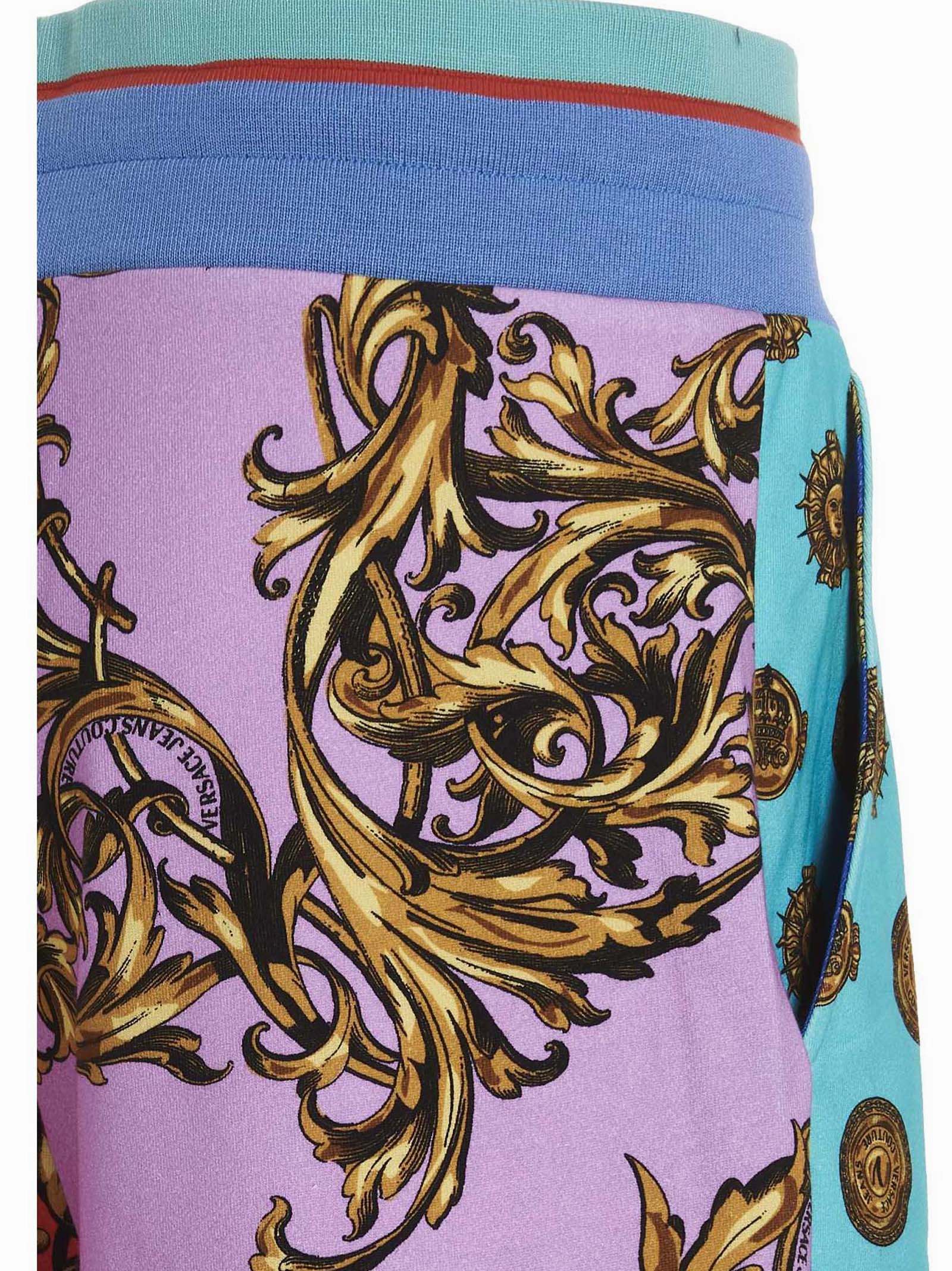 Versace Jeans Couture Baroque Printed Shorts
