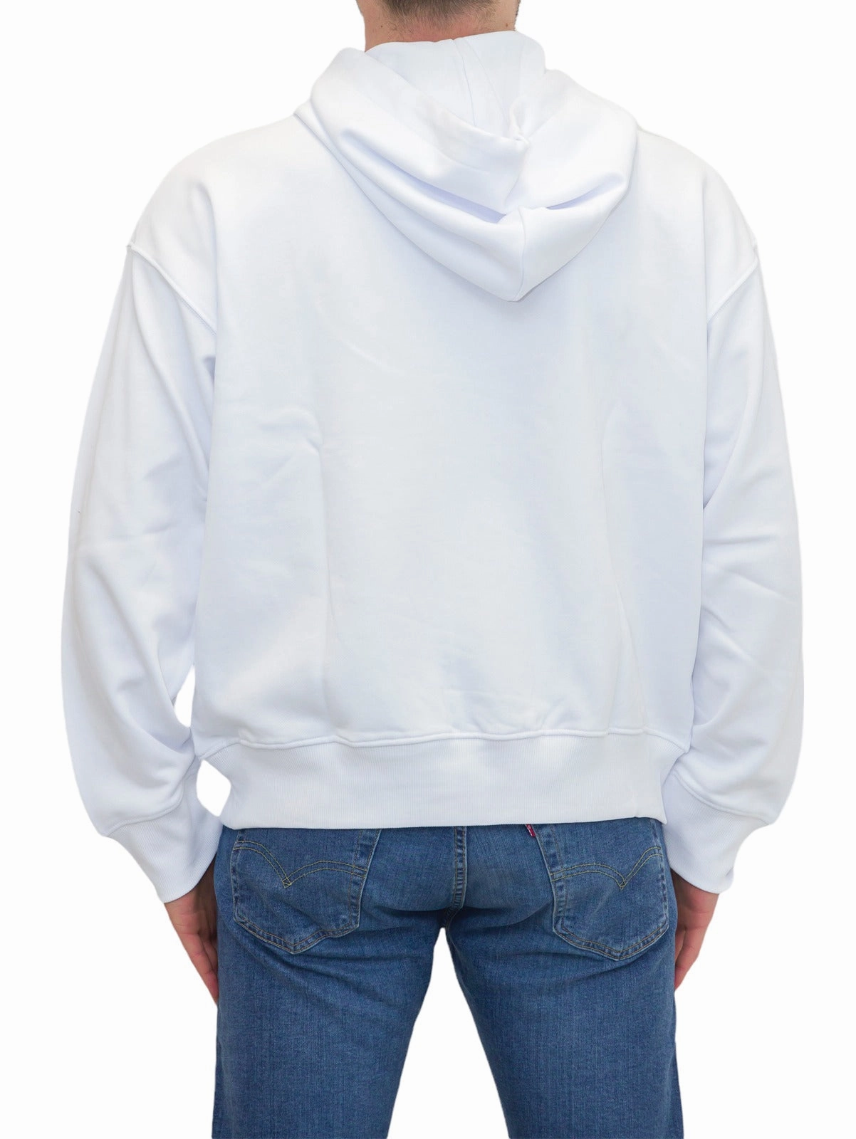 Versace Jeans Couture Logo Patch Drawstring Hoodie