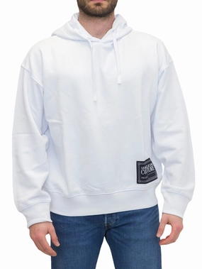 Versace Jeans Couture Logo Patch Drawstring Hoodie