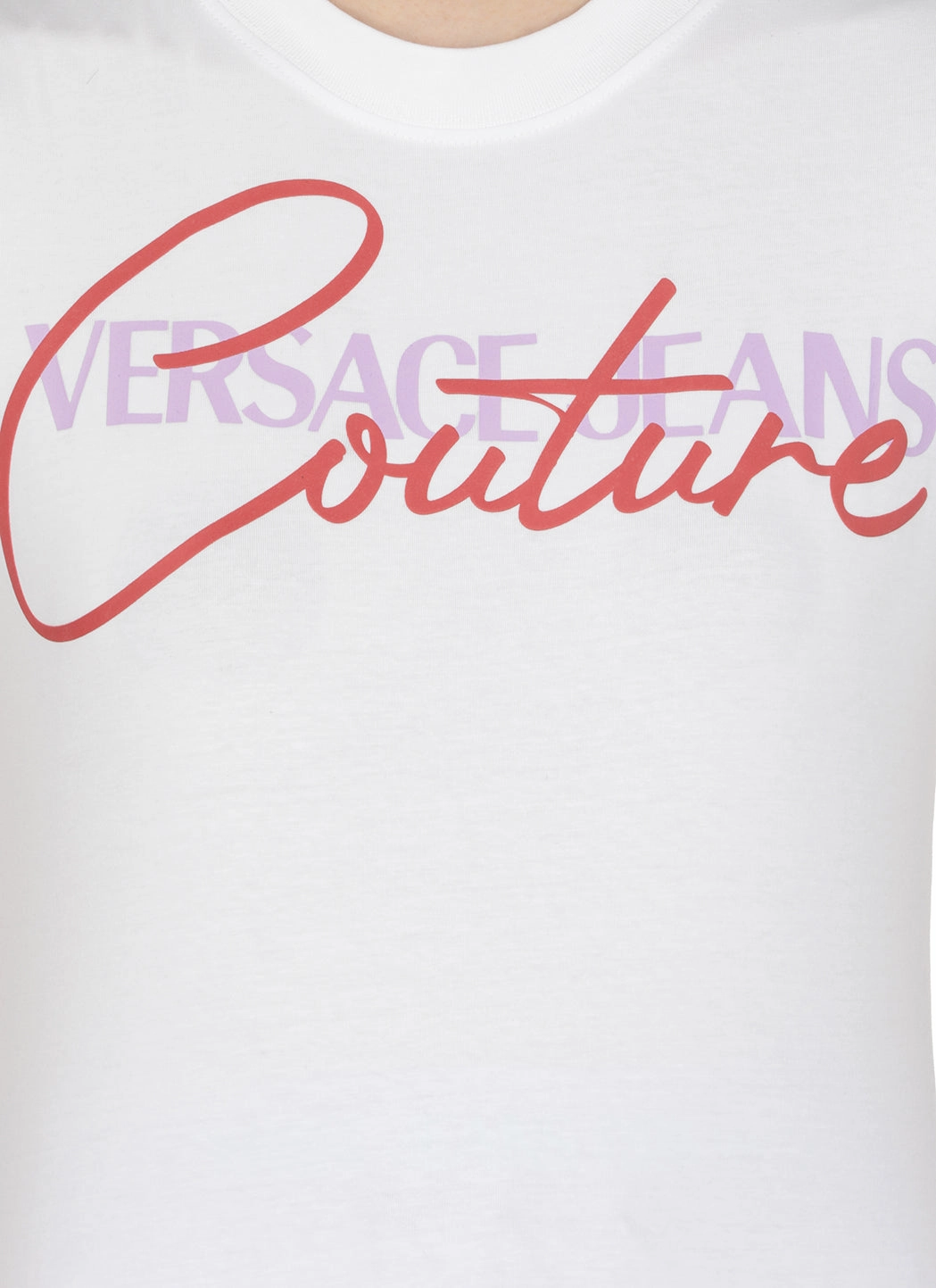 Versace Jeans Couture Logo Printed Crewneck T-Shirt