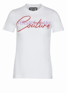 Versace Jeans Couture Logo Printed Crewneck T-Shirt