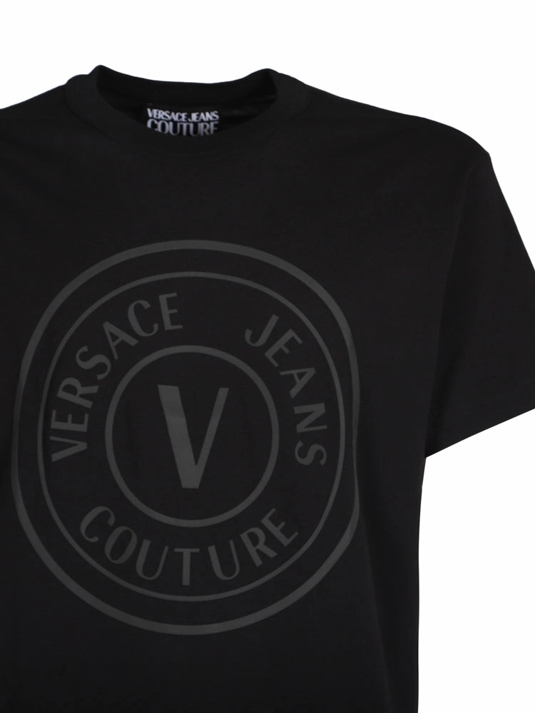 Versace Jeans Couture Logo Printed Crewneck T-Shirt