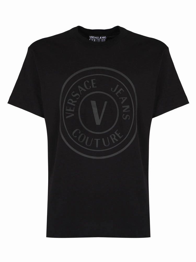 Versace Jeans Couture Logo Printed Crewneck T-Shirt